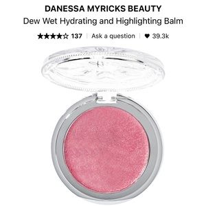 NIB Danessa Myricks Beauty Dew Wet Hydrating and Highlighting Balm